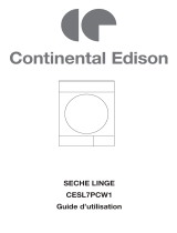 CONTINENTAL EDISON CESL7PCW1 Manuel utilisateur