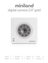 Minilanddigital camera 2.4" gold