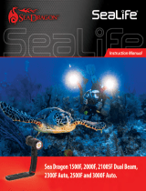 Sealife Sea Dragon 1500F, 2000F, 2100SF Dual Beam, 2300F Auto, 2500F, 3000F Auto Manuel utilisateur
