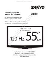 Sanyo LCD55L4 Manuel utilisateur