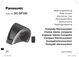 Panasonic SC-SP100EG Le manuel du propriétaire