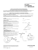 Lightolier Lytecaster 3.75” Remodeler Non-IC 120V ELV Install Instructions