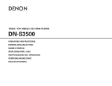 Denon DN-S3500 Le manuel du propriétaire