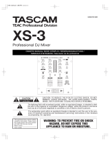 Tascam XS-3 Le manuel du propriétaire