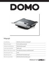 Domo Multi Kontaktgrill, 2000 Watt Edelstahlgehäuse - Multi Elektrogrill - Paninigrill Le manuel du propriétaire