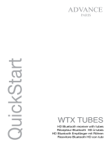 ADVANCE WTX-TUBES Guide de démarrage rapide