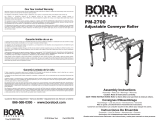 bora Adjustable Conveyor Roller Le manuel du propriétaire