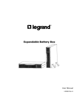 C2G Expandable Battery Box Le manuel du propriétaire