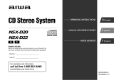 Aiwa NSX-D22 Manuel utilisateur