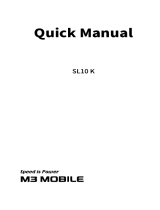 M3 Mobile SL-10K Quick Manual
