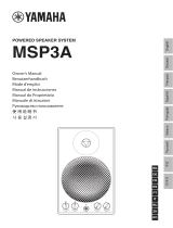Yamaha MSP3A Le manuel du propriétaire