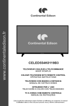 CONTINENTAL EDISON CELED554K0119B3 Operating Instructions Manual