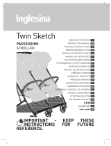 mothercare Inglesina Sketch Twin Stroller 0716918 Mode d'emploi