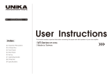 Unika MT series User Instructions
