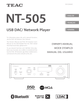 TEAC NT-505 Manuel utilisateur