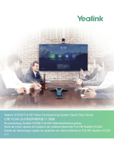 Yealink Yealink VC500 Full HD Video Conferencing Endpoint (EN, CN, DE, ES, FR) V1.0 Guide de démarrage rapide