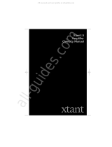 Xtant Xtant1.1 Manuel utilisateur