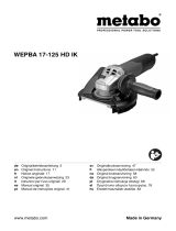 Metabo WEPBA 17-125 HD IK Mode d'emploi