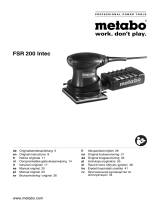 Metabo FSR 200 INTEC Mode d'emploi