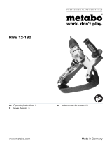 Metabo RBE 12-180 Mode d'emploi