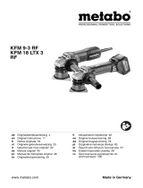 Metabo KFM 18 LTX 3 RF Mode d'emploi