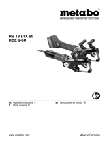 Metabo RB 18 LTX 60 Mode d'emploi
