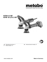 Metabo KFM 9-3 RF Mode d'emploi