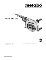 Metabo T 24-230 MVT CED Mode d'emploi