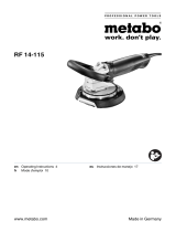 Metabo RF 14-115 Mode d'emploi