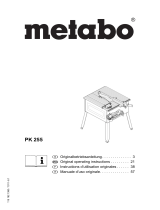 Metabo PK 255/3,40 DNB Mode d'emploi