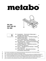 Metabo PK 255/3,40 DNB Mode d'emploi