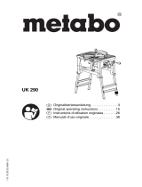 Metabo UK 290 Mode d'emploi