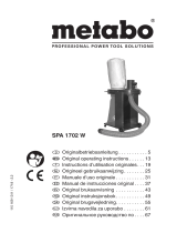 Metabo SPA 1702 W Mode d'emploi