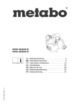 Metabo HWW 5500/20 M Mode d'emploi