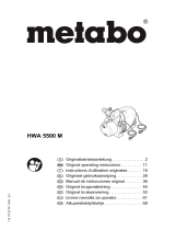 Metabo HWA 5500 M Mode d'emploi