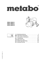 Metabo HWA 5500 M Mode d'emploi