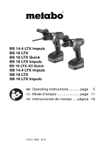 Metabo BS 18 LTX Operating Instructions Manual