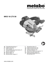 Metabo MKS 18 LTX 58 Mode d'emploi