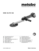 Metabo KNS 18 LTX 150 Mode d'emploi
