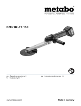 Metabo KNS 18 LTX 150 Mode d'emploi