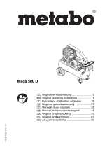 Metabo Mega 500 D Mode d'emploi
