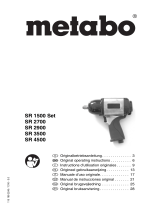 Metabo SR 1500 Set Mode d'emploi