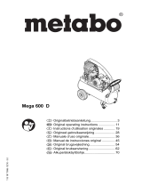 Metabo Mega 600 D Mode d'emploi