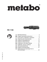 Metabo RS 1100 Mode d'emploi