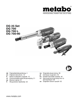 Metabo DG 700 Mode d'emploi