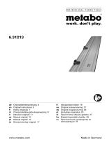 Metabo Guide rail 1500 mm Mode d'emploi