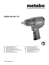 Metabo DSSW 360 Set 1/2" Mode d'emploi