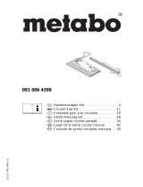Metabo Circular saw set FLEXO 500 Mode d'emploi