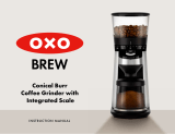 OXO Conical Burr Coffee Grinder Mode d'emploi