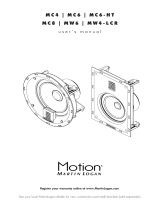 MartinLogan Motion MC8 Manuel utilisateur